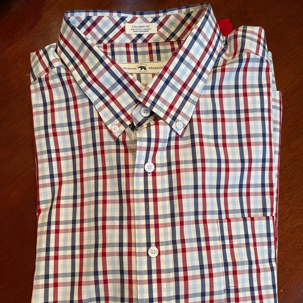 Onward Reserve XXL tailored fit long sleeve button up shirt